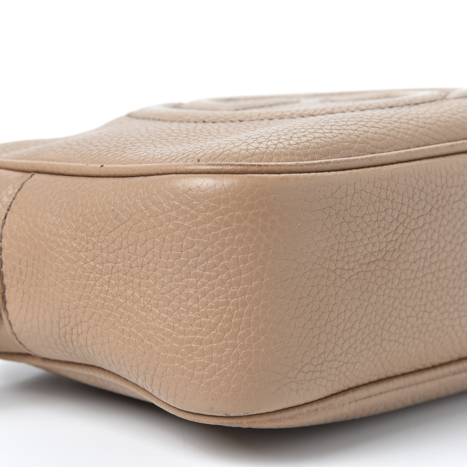 Gucci Pebbled Calfskin Small Soho Disco Bag Rose Beige 5 of 14