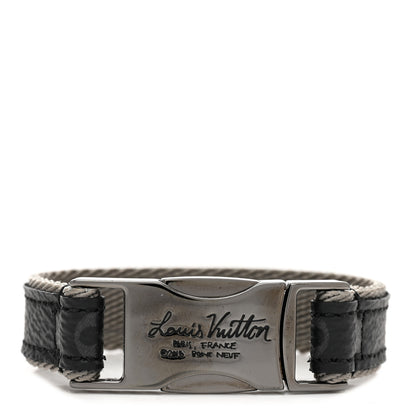 Louis Vuitton Monogram LV Fast Clip Eclipse Bracelet 19 1 of 5