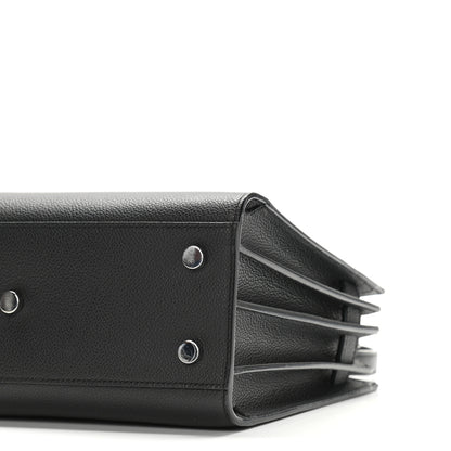 Saint Laurent Grained Calfskin Baby Sac De Jour Black 9 of 9