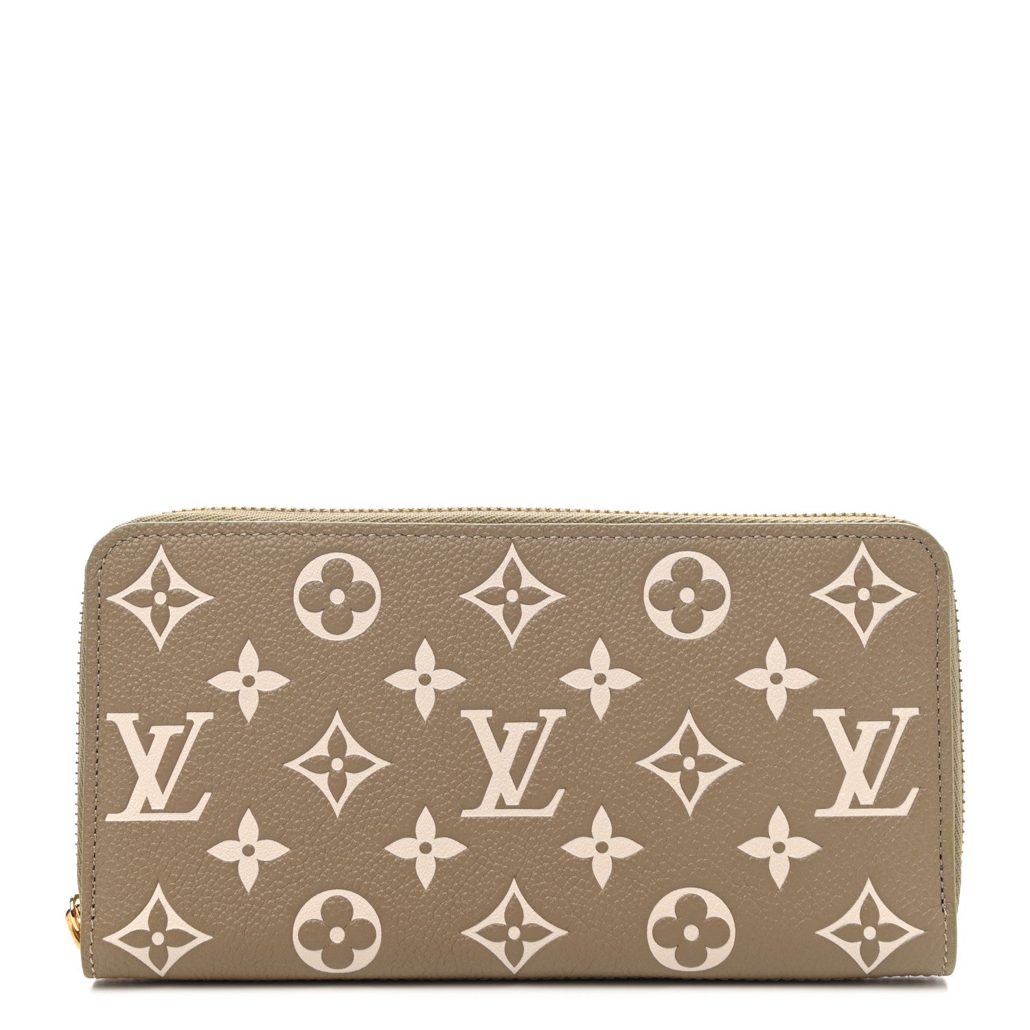 Louis Vuitton Empreinte Monogram Spring in the City Zippy Wallet Kaki Beige Cream 1 of 7