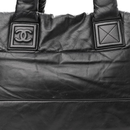 Chanel Lambskin Quilted Medium Coco Cocoon Reversible Tote Black 8 of 11