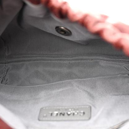 Chanel Crumpled Calfskin Quilted Medium Elastic Flap Bordeaux 5 of 11