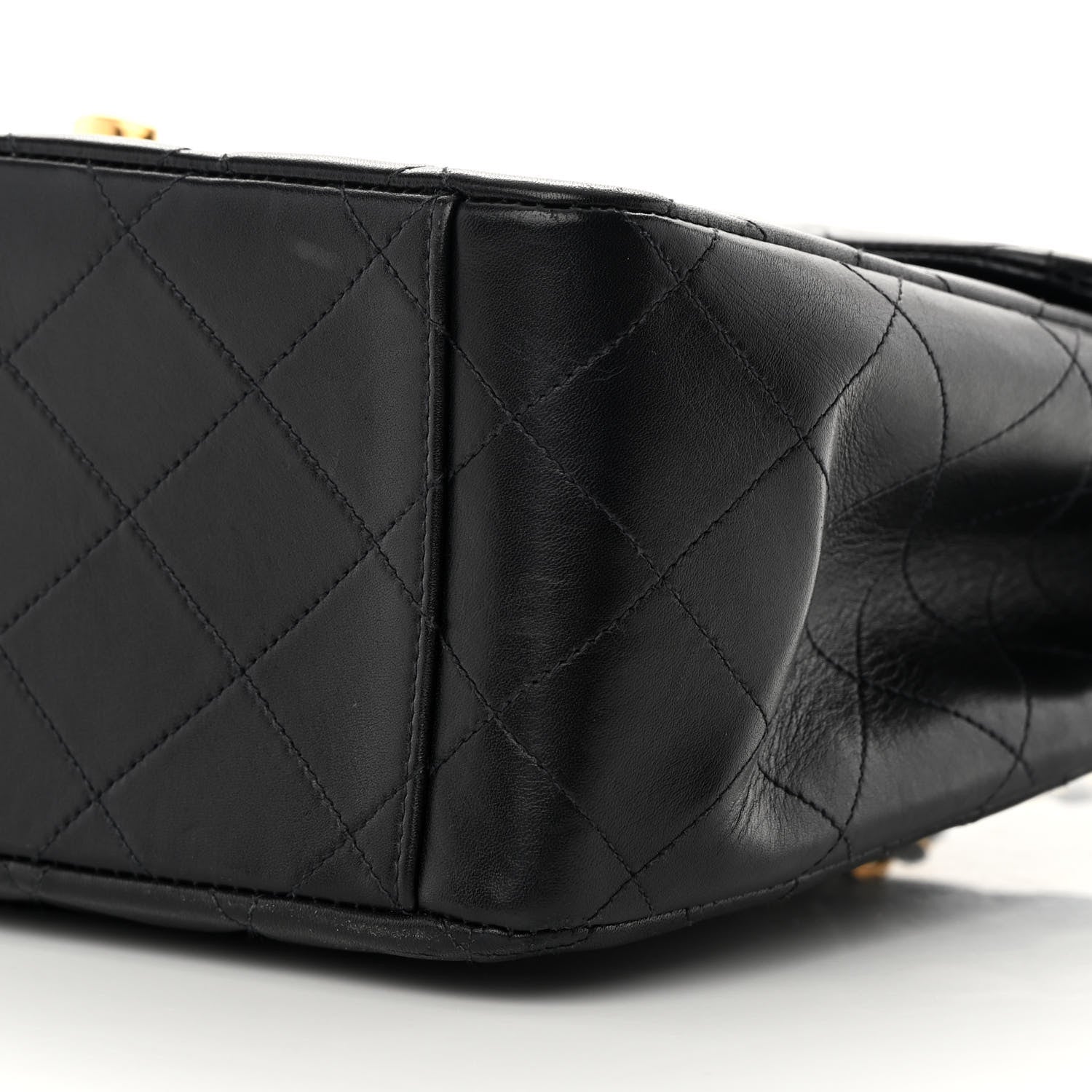 Chanel Lambskin Quilted XL Jumbo Single Flap Black 11 of 17