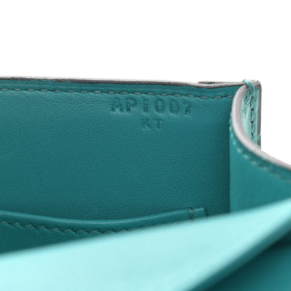 Hermes Matte Alligator Verrou 21 Bleu Paon 7 of 13
