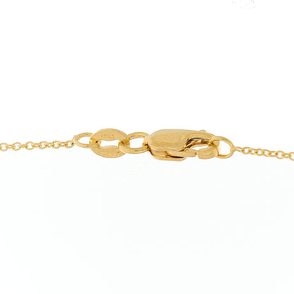 Roberto Coin 18K Yellow Gold Diamond Tiny Treasures Heart Pendant Necklace 5 of 6