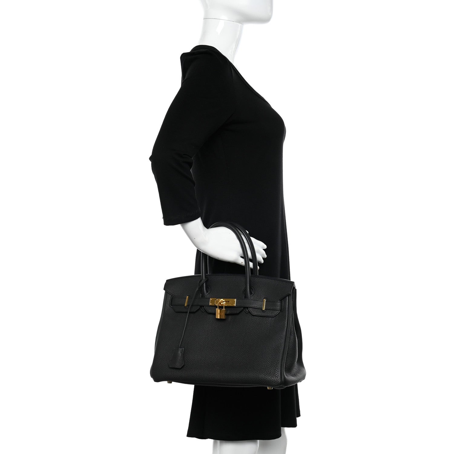 Hermes Togo Birkin 30 Black 2 of 12