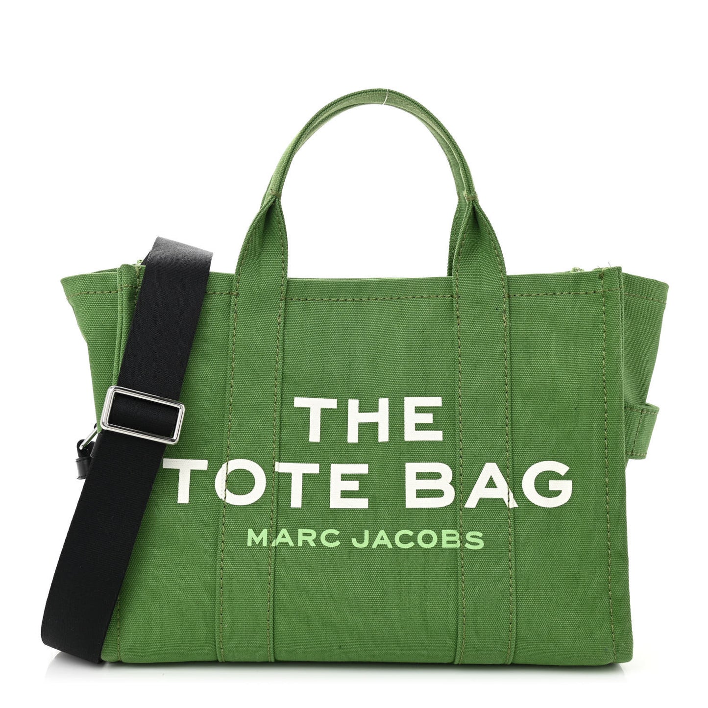 Cotton Canvas Medium The Traveler Tote Bag Aloe