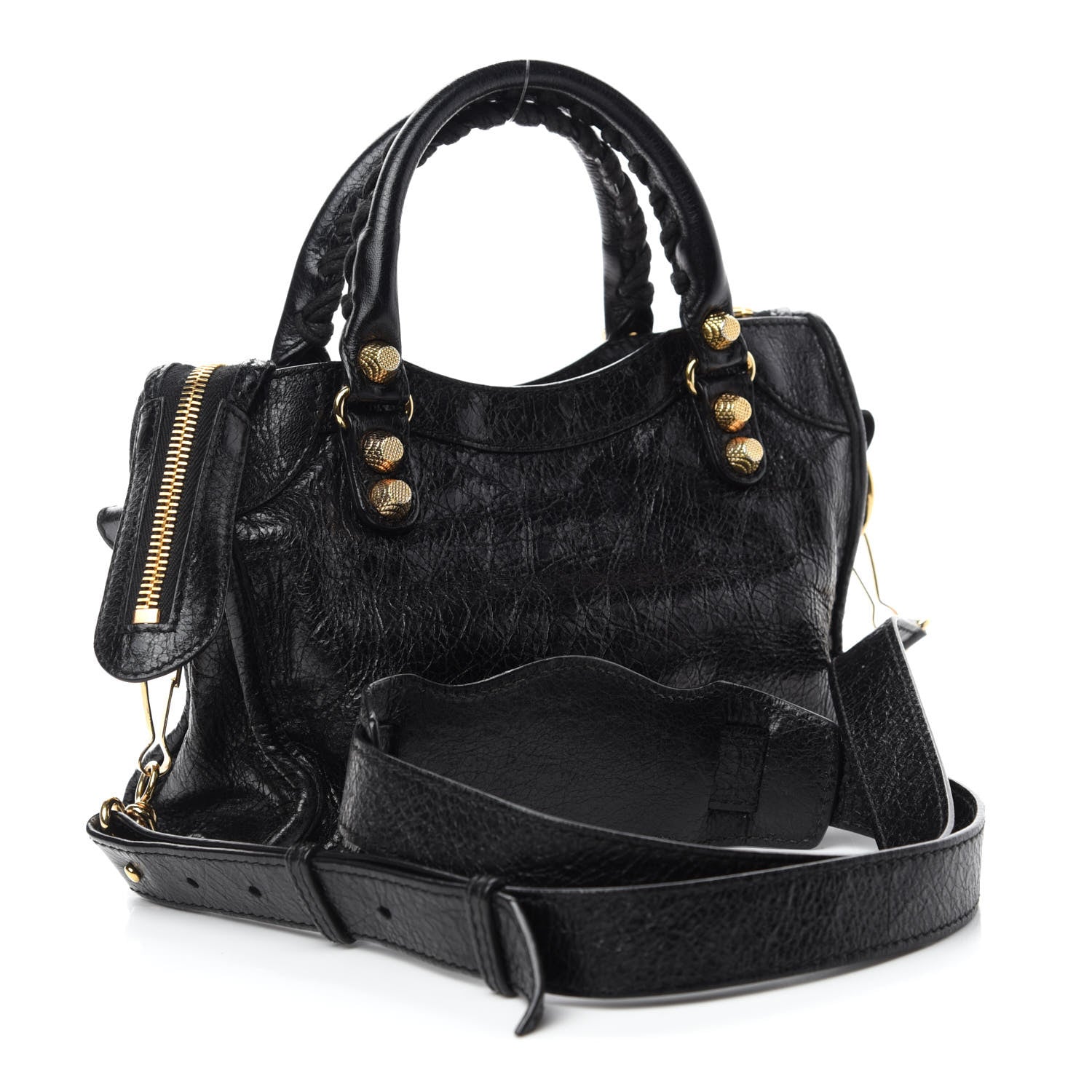 Balenciaga Agneau Giant 12 Gold Hardware Mini City Black 3 of 11