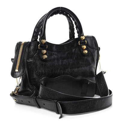 Balenciaga Agneau Giant 12 Gold Hardware Mini City Black 3 of 11