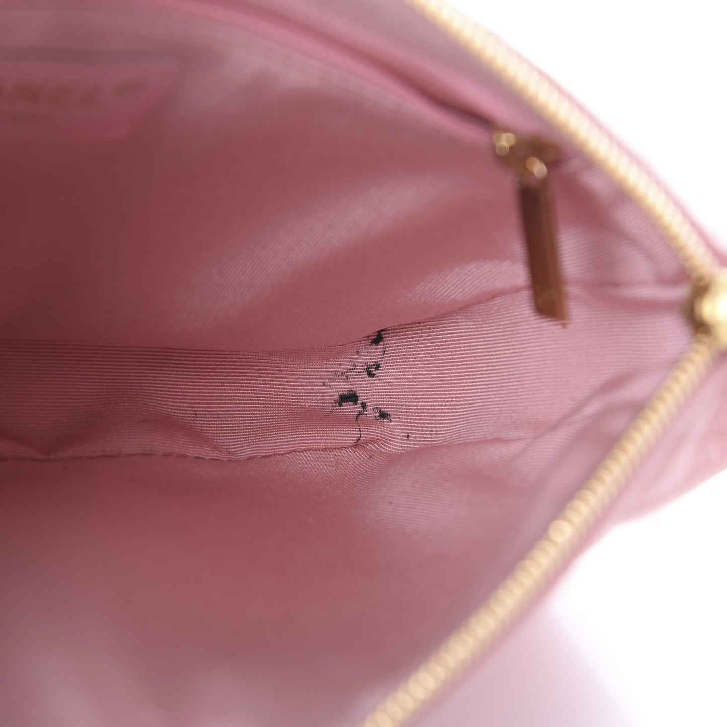 Caviar Quilted Pochette Pink