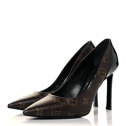 Louis Vuitton Monogram Cherie Pumps 36 Black 3 of 9