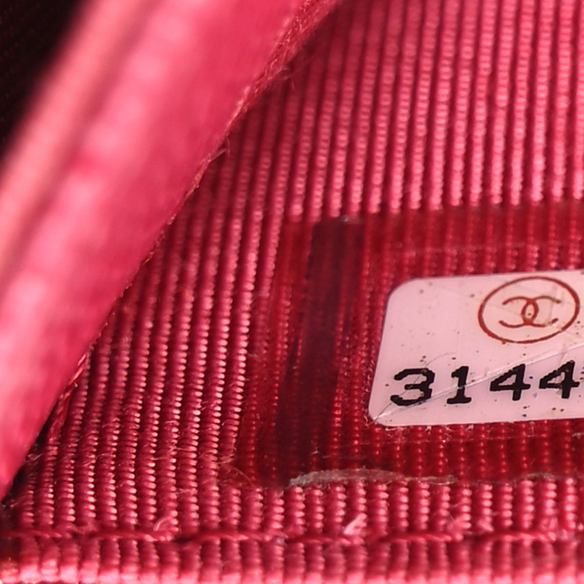 Chanel Caviar Quilted Flap Card Holder Wallet Dark Pink 8 of 12