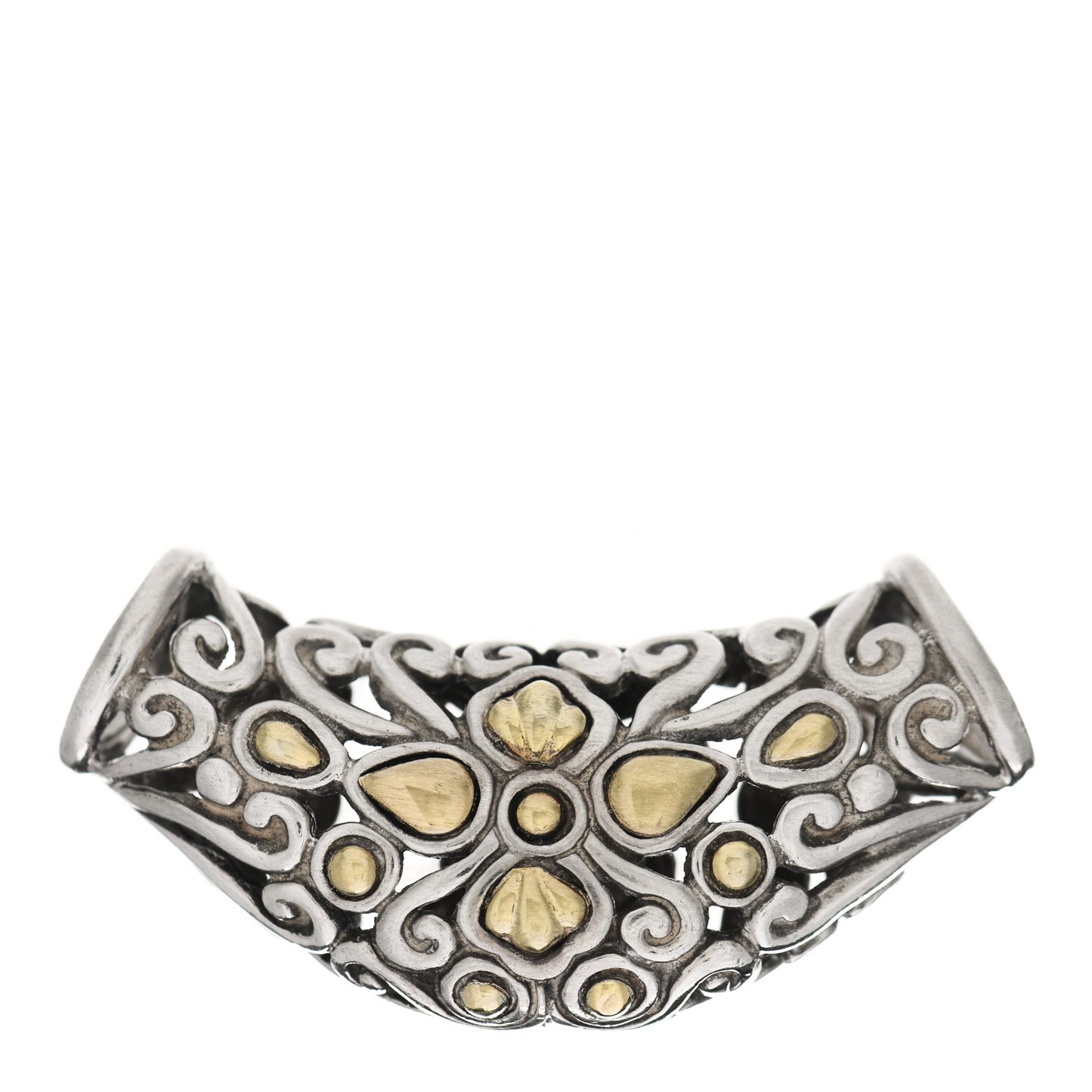 Sterling Silver 18K Yellow Gold Jaisalmer Slide Pendant