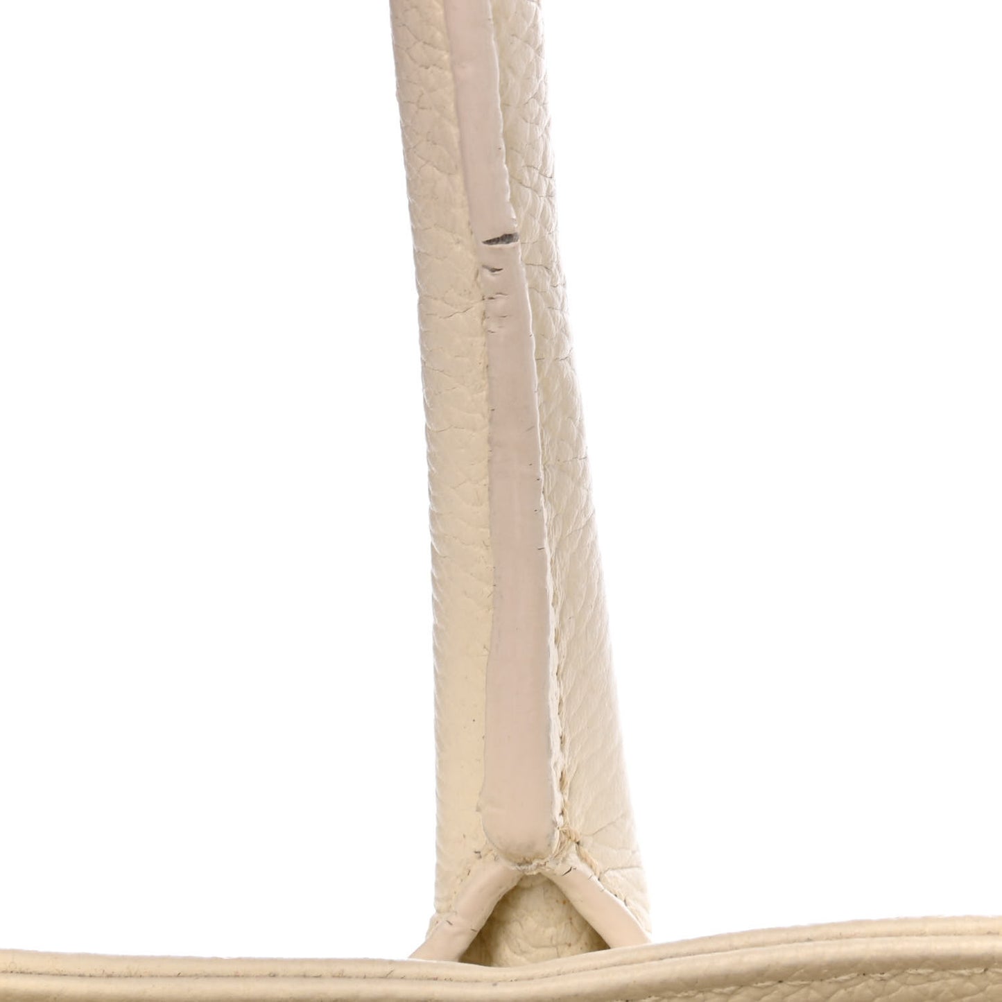 Calfskin Cerf Executive Shopper Tote White
