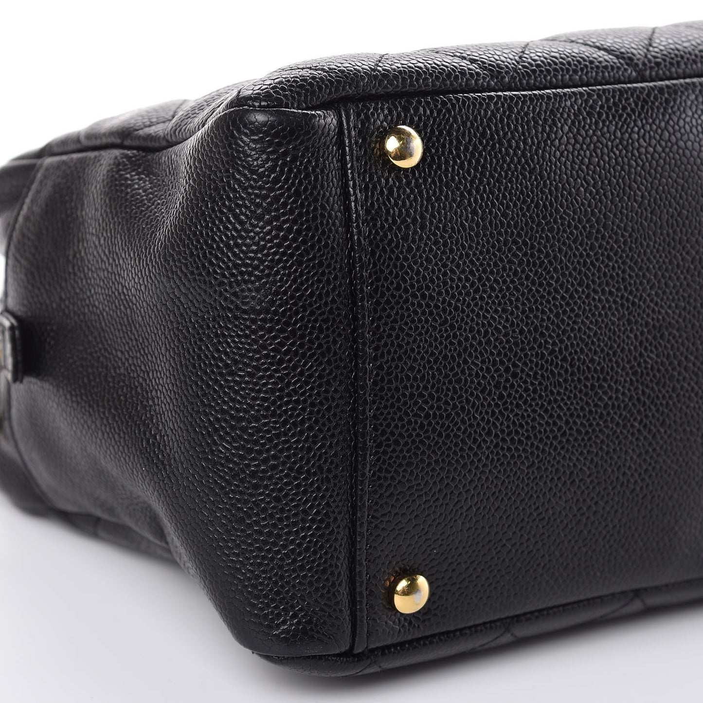 Caviar Quilted Petit Timeless Tote PTT Black