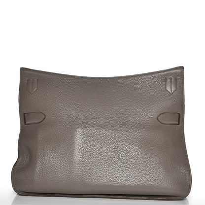 Hermes Taurillon Clemence Jypsiere 37 Etain 4 of 28