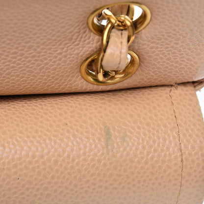 Chanel Caviar Quilted Small Double Flap Beige 13 of 13