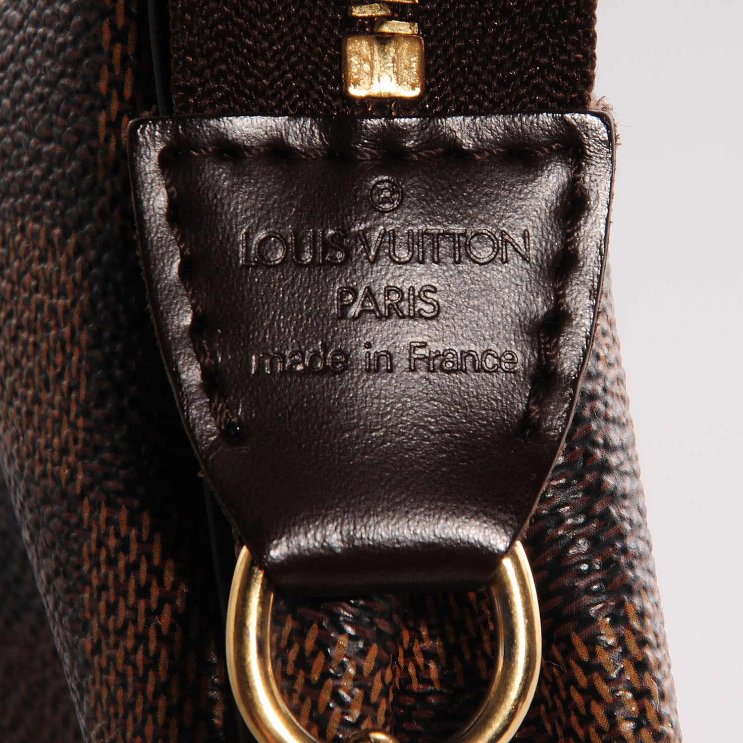Louis Vuitton Damier Ebene Eva Clutch 6 of 7
