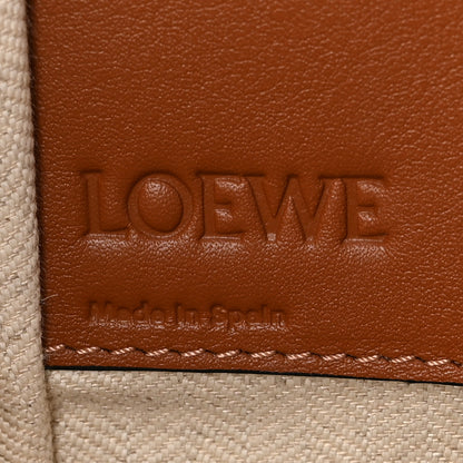 Loewe Calfskin Canvas Small Hammock Shoulder Bag Natural Tan 6 of 10
