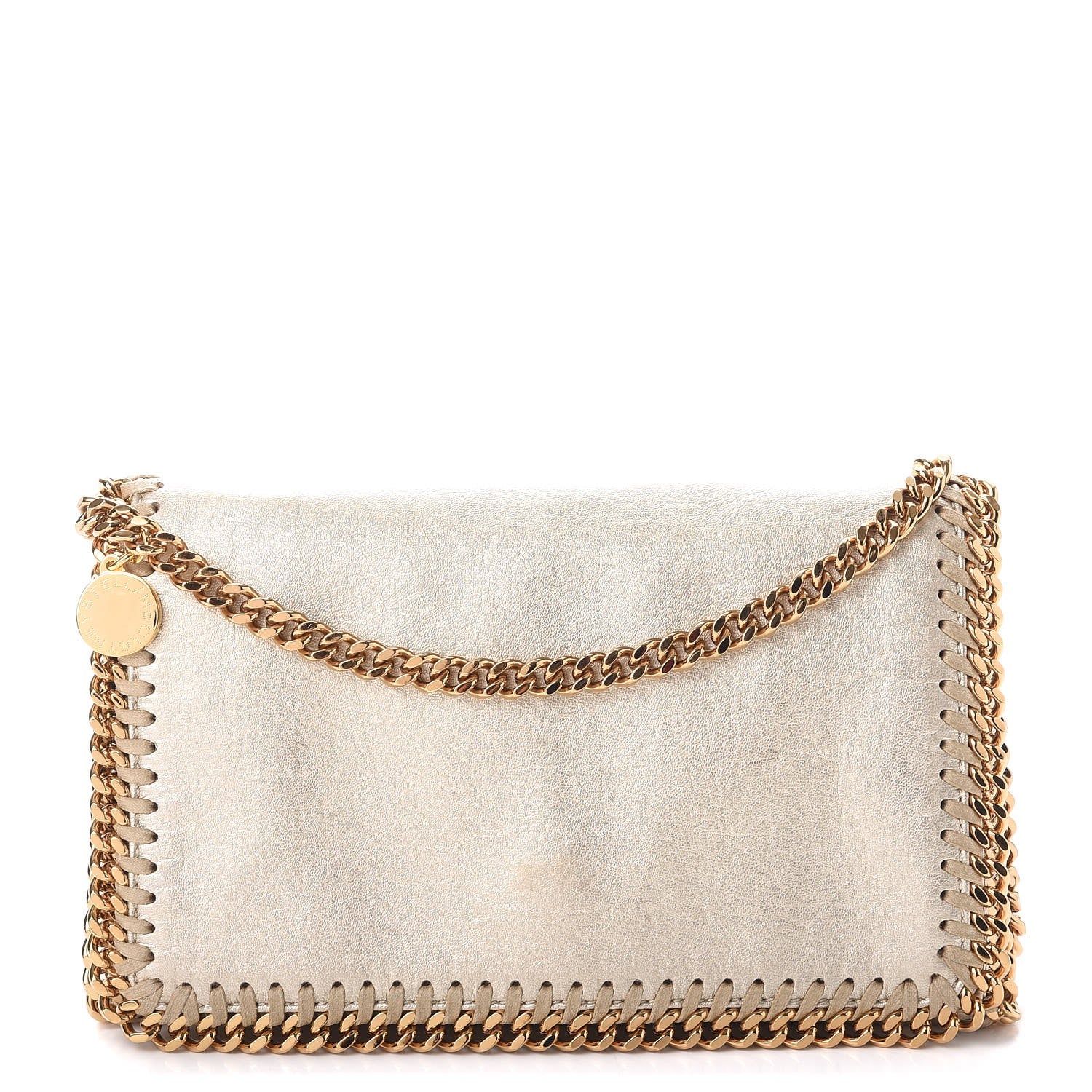 Stella McCartney Shaggy Deer Falabella Crossbody Bag Gold 1 of 7