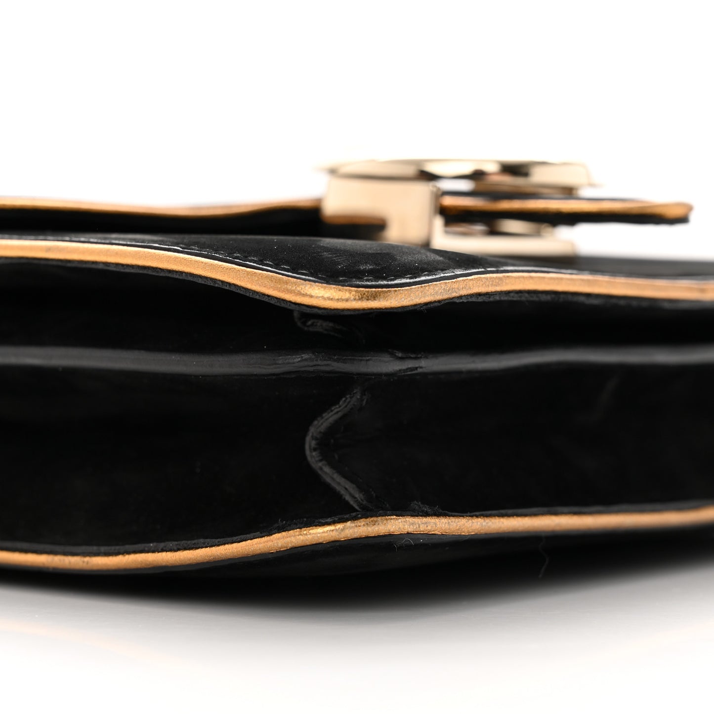 Nubuck 1973 Flap Bag Black
