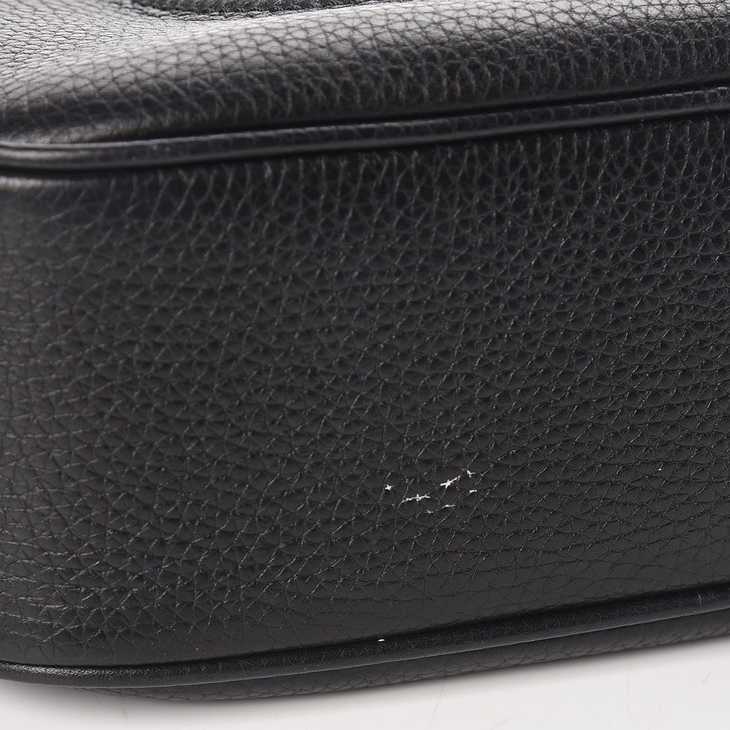 Gucci Pebbled Calfskin Small Soho Disco Bag Black 8 of 8