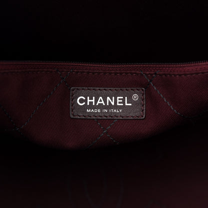 Chanel Grained Calfskin Shopping Fever Tote Black 7 of 10