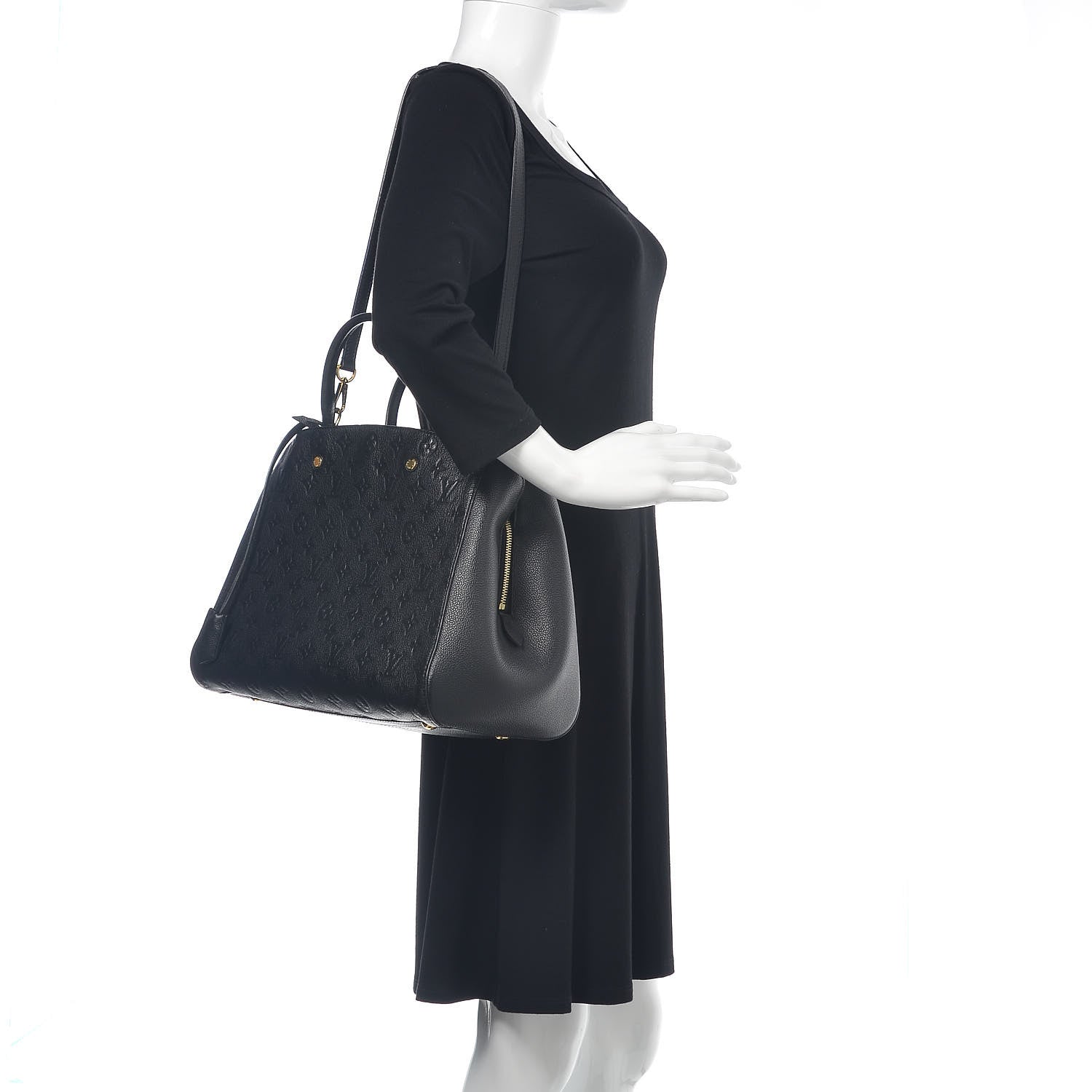 Louis Vuitton Empreinte Montaigne GM Black 2 of 10