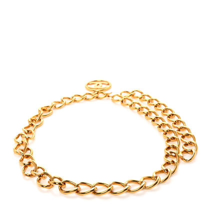 Chanel Metal Chain CC Medallion Belt Gold 2 of 6