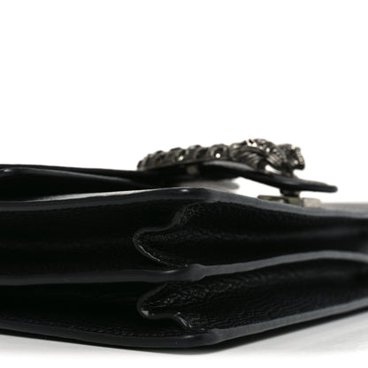 Gucci Pebbled Calfskin Small Dionysus Shoulder Bag Black 9 of 11