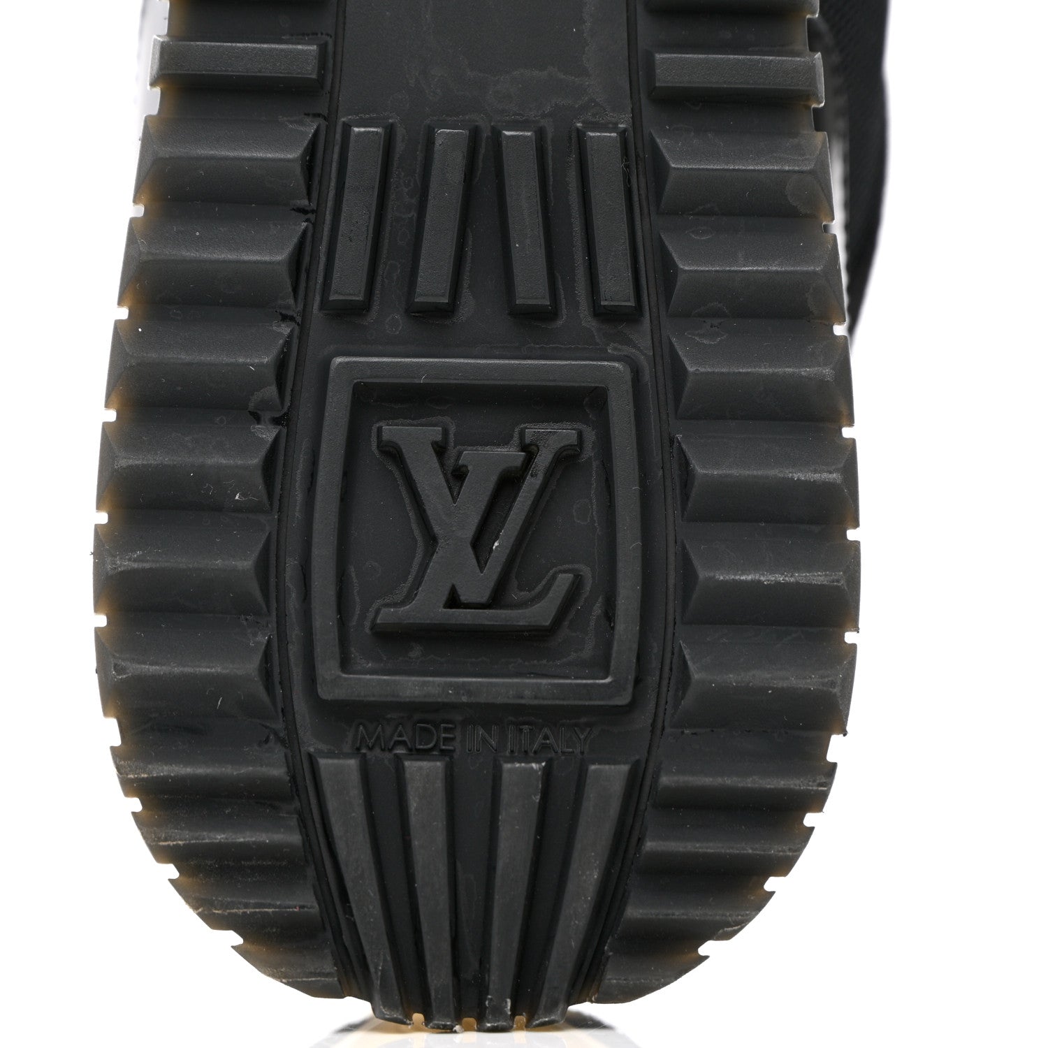 Louis Vuitton Suede Monogram Run Away Sneakers 38.5 Black 8 of 13