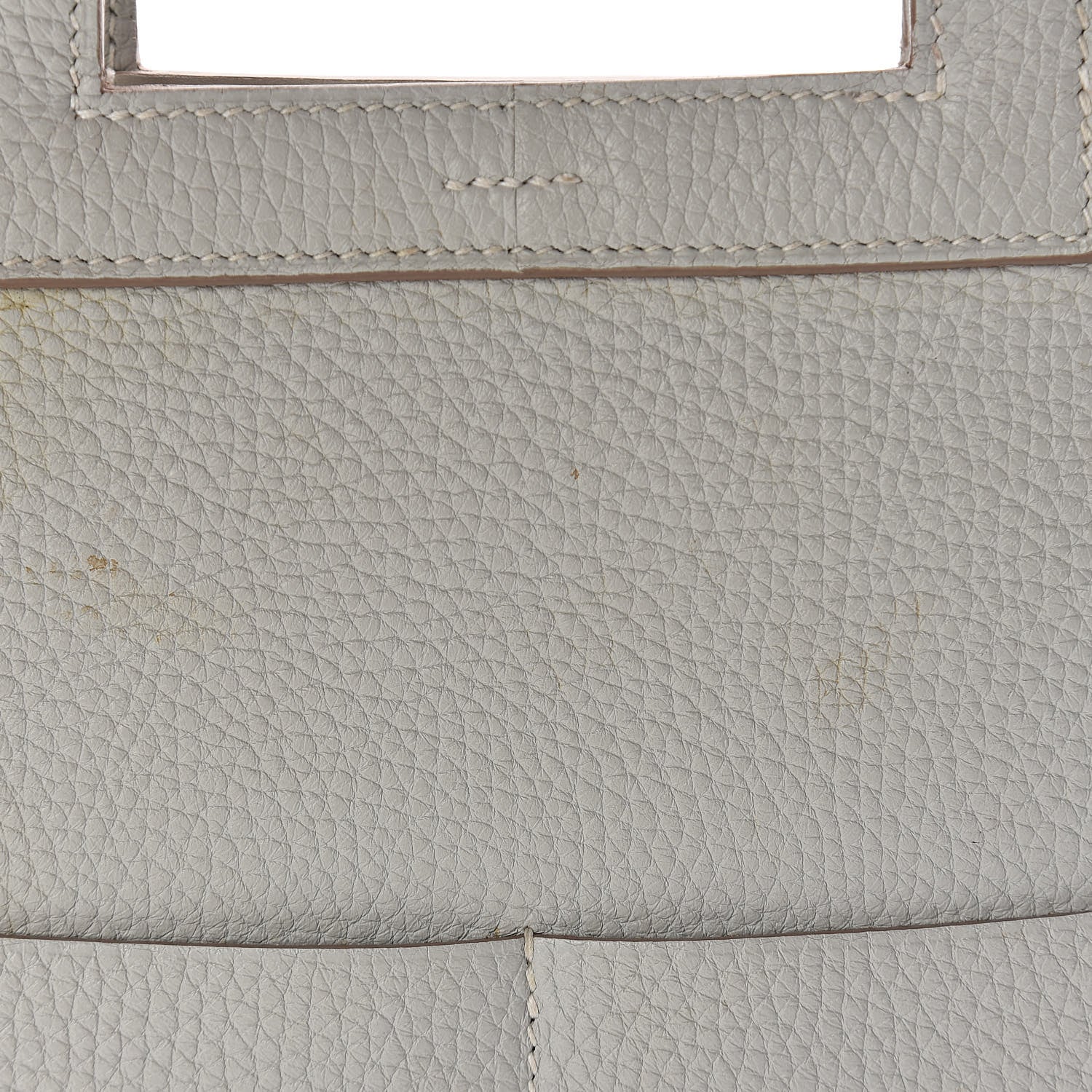 Hermes Taurillon Clemence Halzan 31 Gris Perle 13 of 17