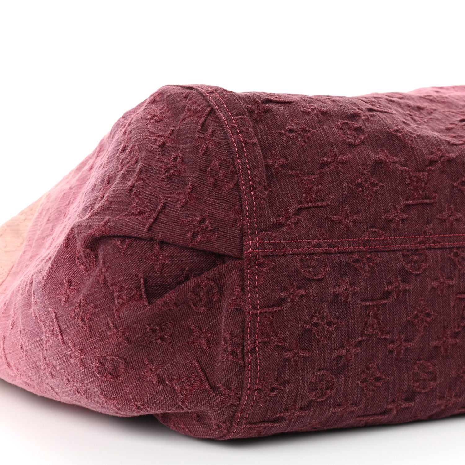 Louis Vuitton Denim Quilted Monogram Sunbeam Rouge Fauviste 8 of 9