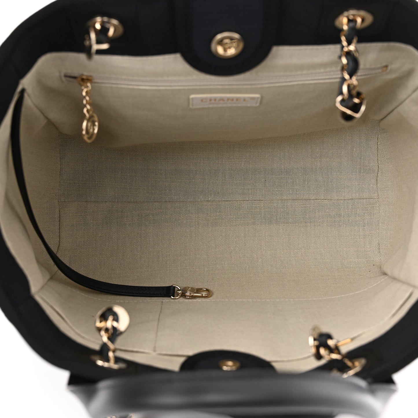 Mixed Fibers Small Deauville Tote Black