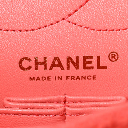 Chanel Wool Tweed Quilted 2.55 Reissue 225 Flap Coral 5 of 7