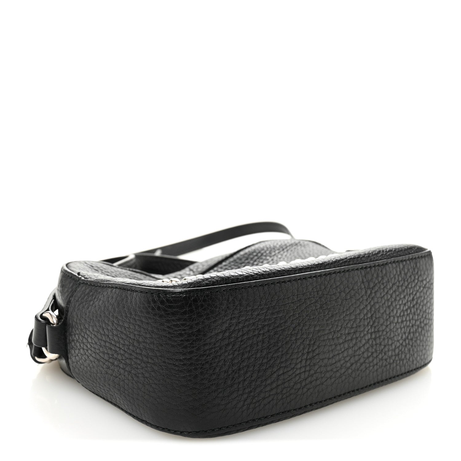 Gucci Pebbled Calfskin Studded Small Soho Disco Bag Black 4 of 12