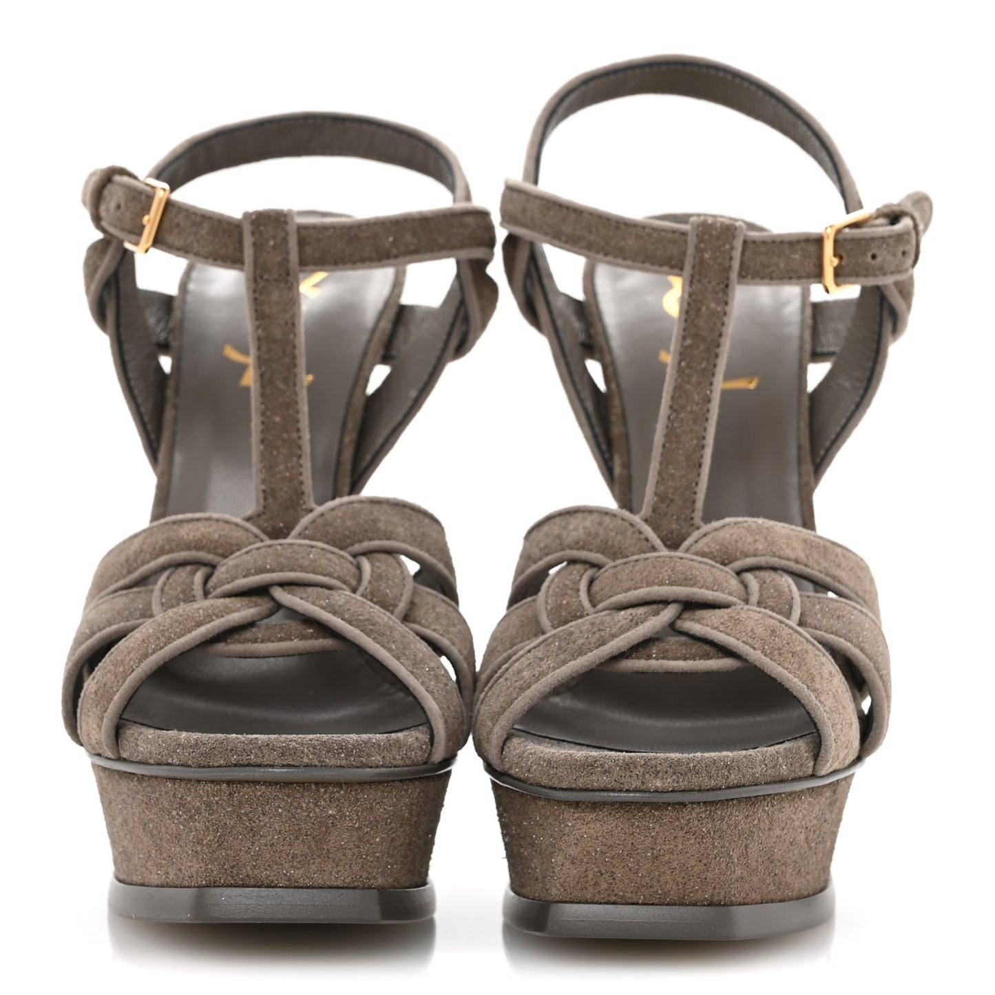 Suede Quartz Tribute 105 Platform Sandals 35.5 Mouse
