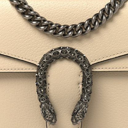 Gucci Textured Calfskin Crystal Mini Dionysus Shoulder Bag Mystic White 8 of 11