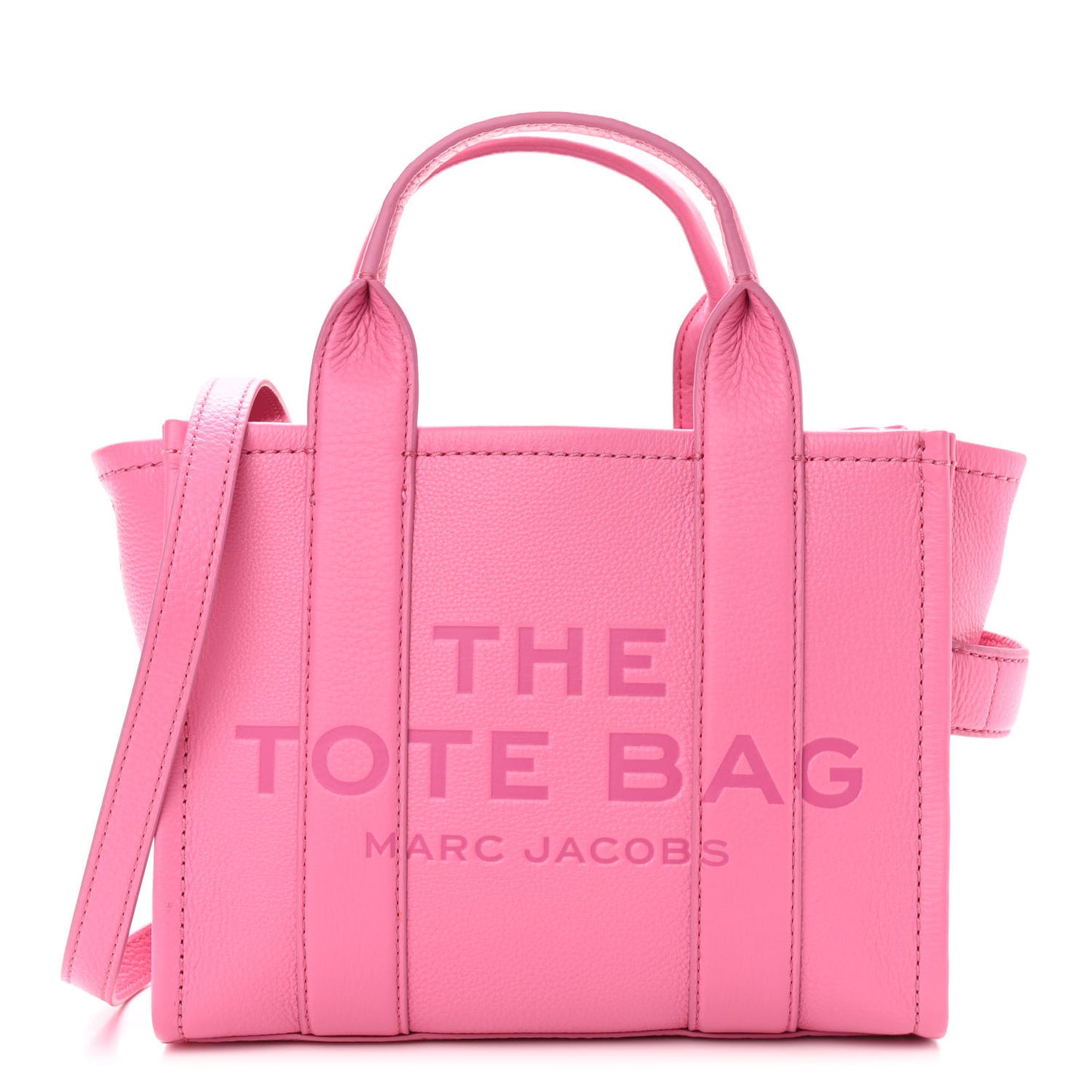 Grained Calfskin Small The Tote Bag Pink