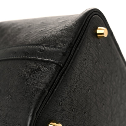 Hermes Ostrich Picotin Lock 18 Black 19 of 21
