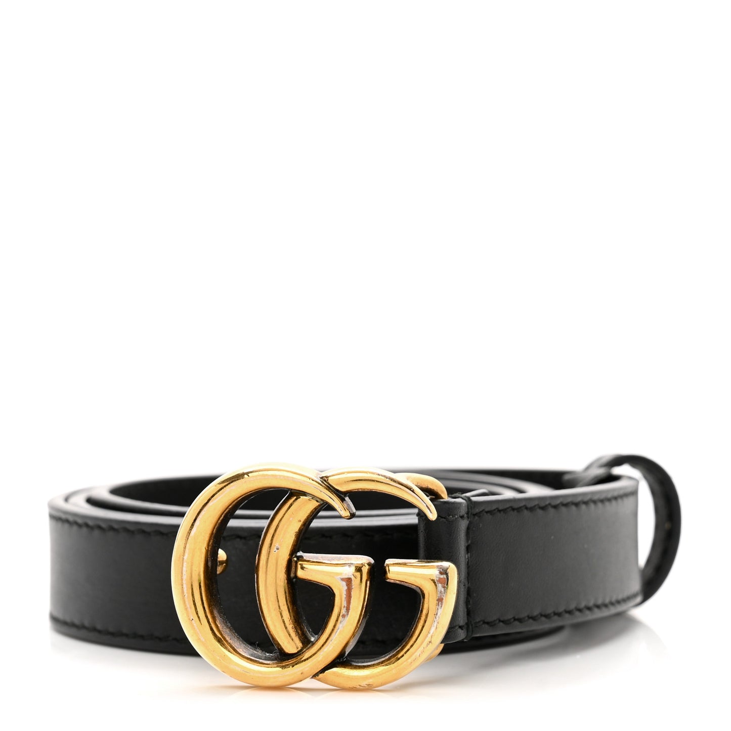Calfskin Double G 20mm Belt 70 28 Black