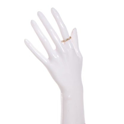 Cartier 18K Yellow White Gold Diamond Contessa Band Ring 51 5.75 2 of 6