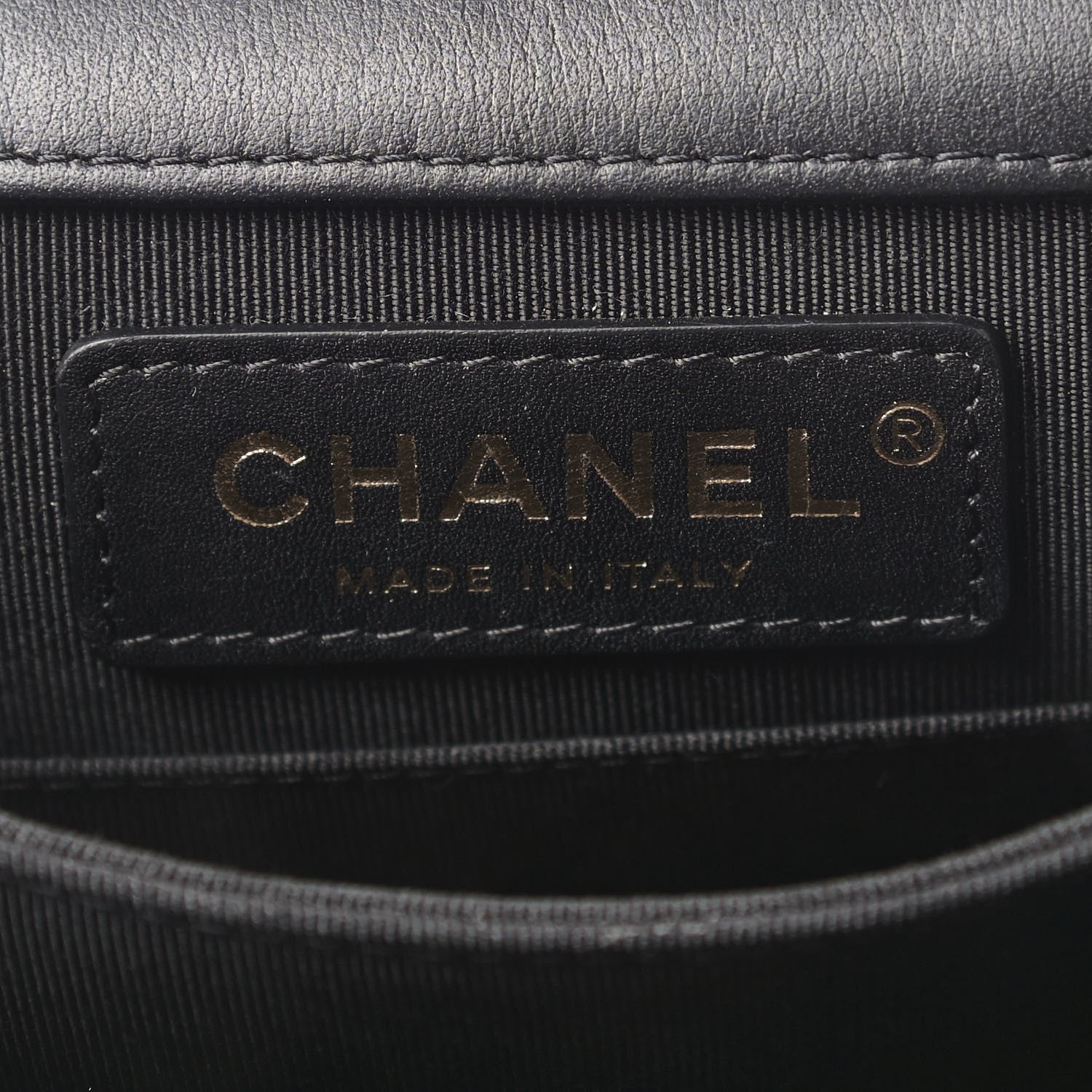 Chanel Calfskin Quilted North South Boy Flap Black 6 of 9