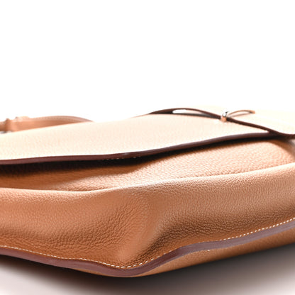 Hermes Togo Steve Light Messenger Gold 8 of 10