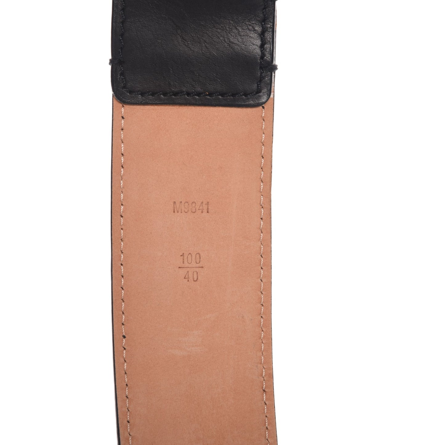 Calfskin Eldorador Belt 100 40 Black