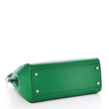 Dolce & Gabbana Dauphine Medium Miss Sicily Satchel Verde 4 of 7