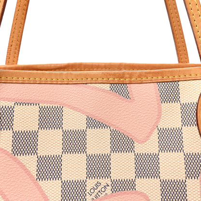 Louis Vuitton Damier Azur Tahitienne Neverfull MM 8 of 10