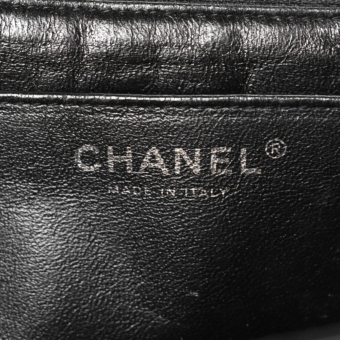 Patent Quilted Maxi Single Flap Black