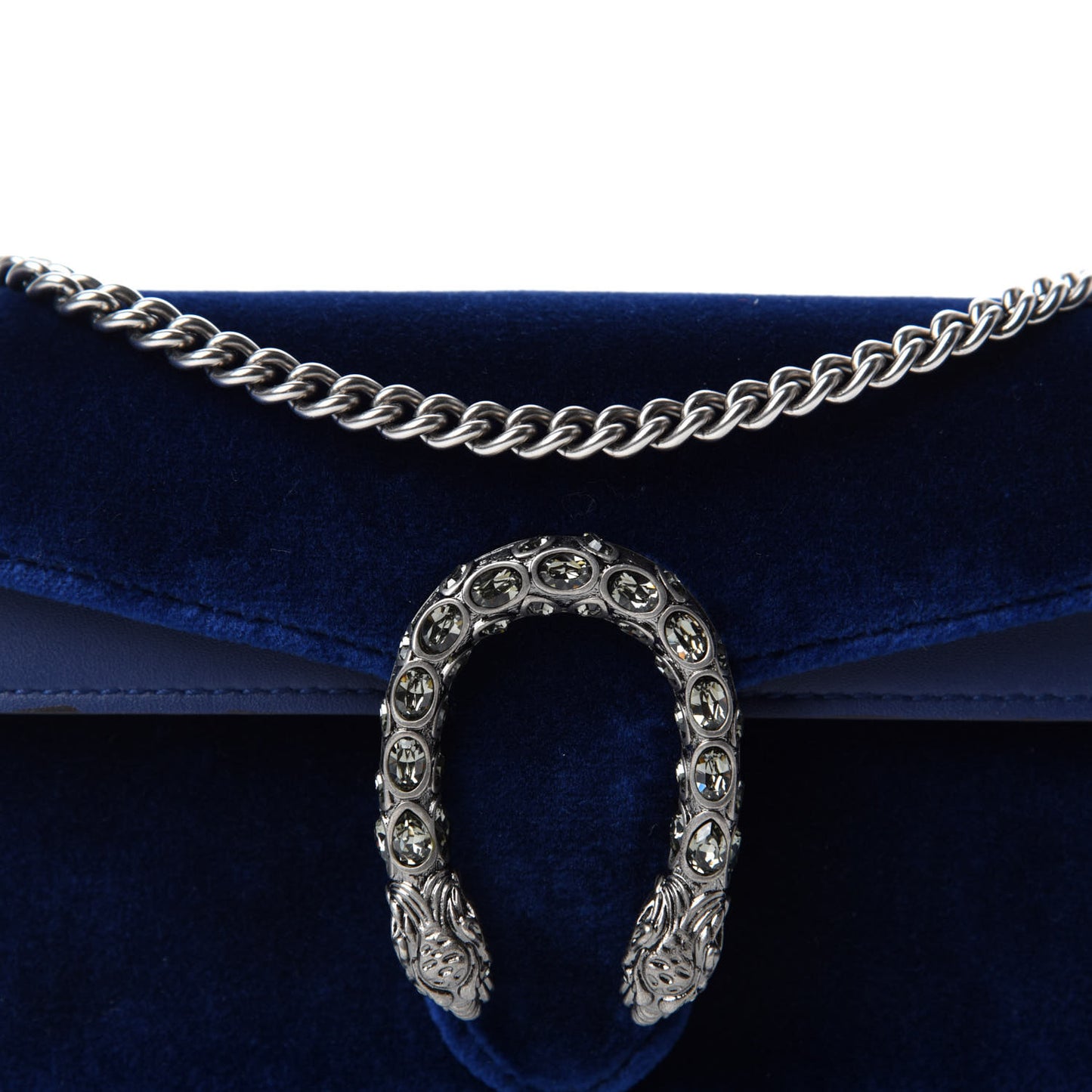 Velvet Super Mini Dionysus Shoulder Bag Cobalt