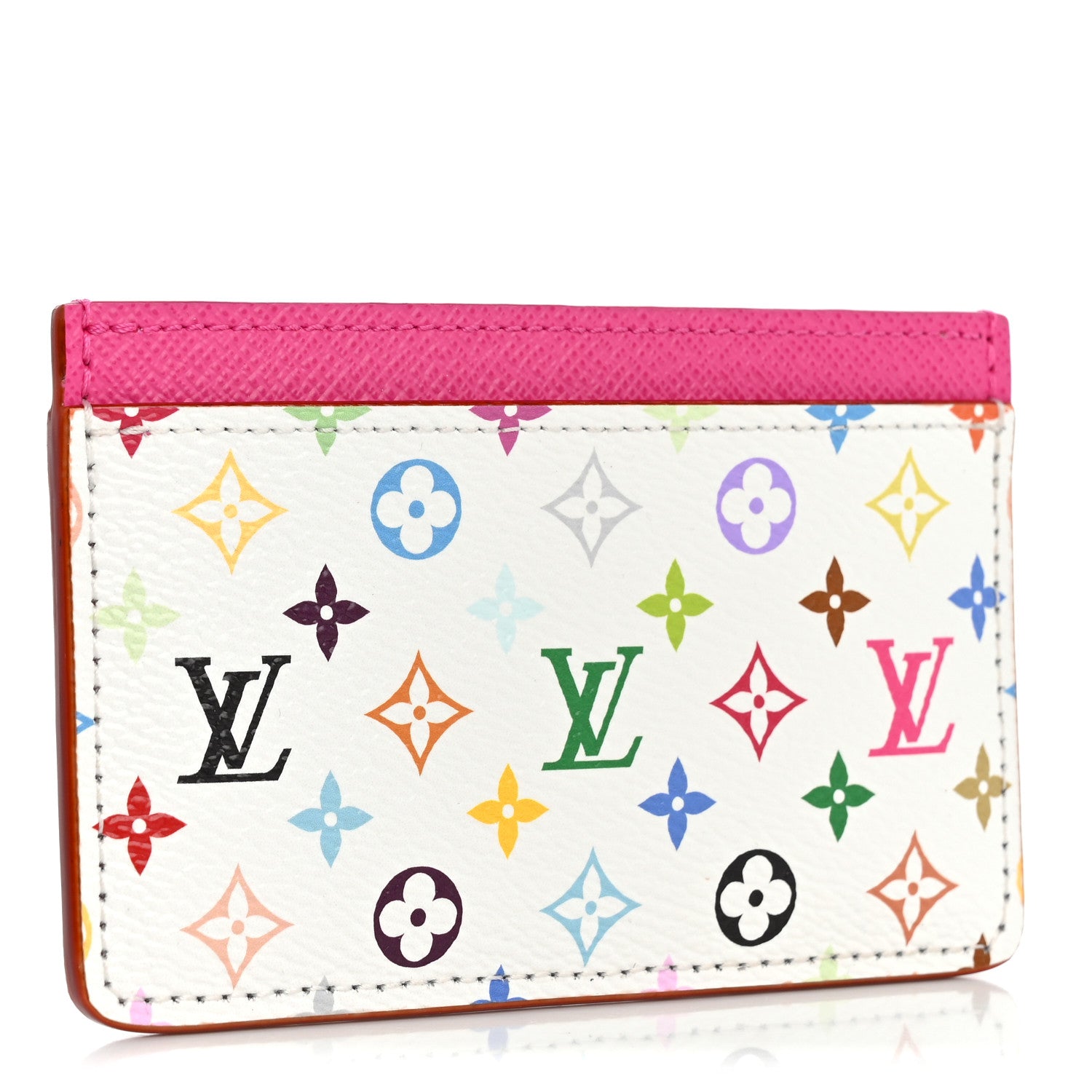 Louis Vuitton LV X TM Monogram Multicolor Card Holder Kawaii Pink 3 of 6